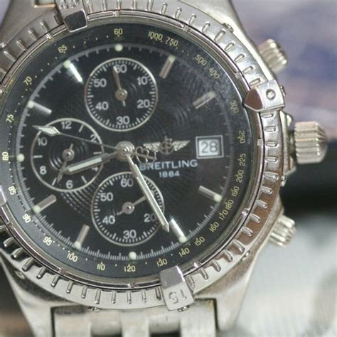 watch breitling 1884|breitling 1884 tachymeter chronograph watch.